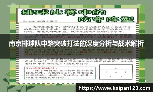南京排球队中路突破打法的深度分析与战术解析